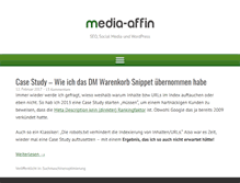 Tablet Screenshot of media-affin.de
